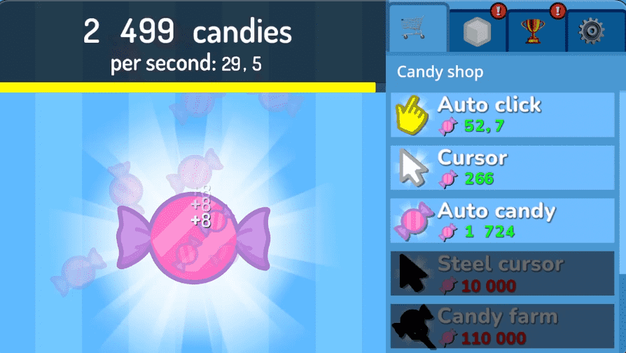 Candy Clicker 2 Jouez en ligne sur Coolmath Games